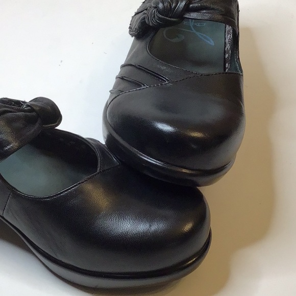 DANSKO MARY JANE WOMEN’S BLACK LEATHER CLOGS SHOES SZ 38 - Picture 15 of 15